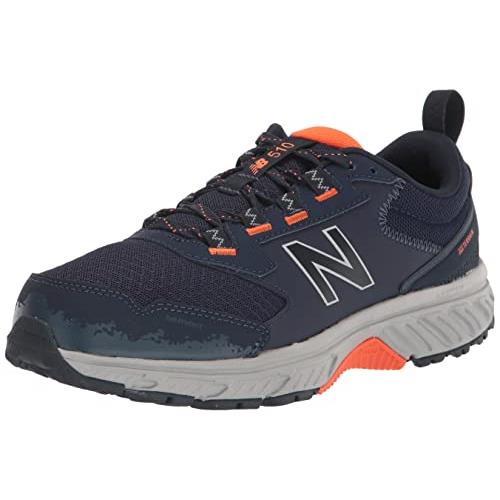 Balance Men`s 510 V5 Trail Running Shoe - Choose Sz/col Navy/Orange