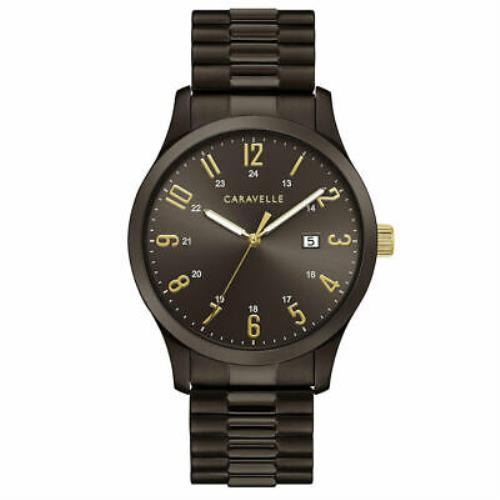 Caravelle Men`s Traditional Collection Expansion Watch