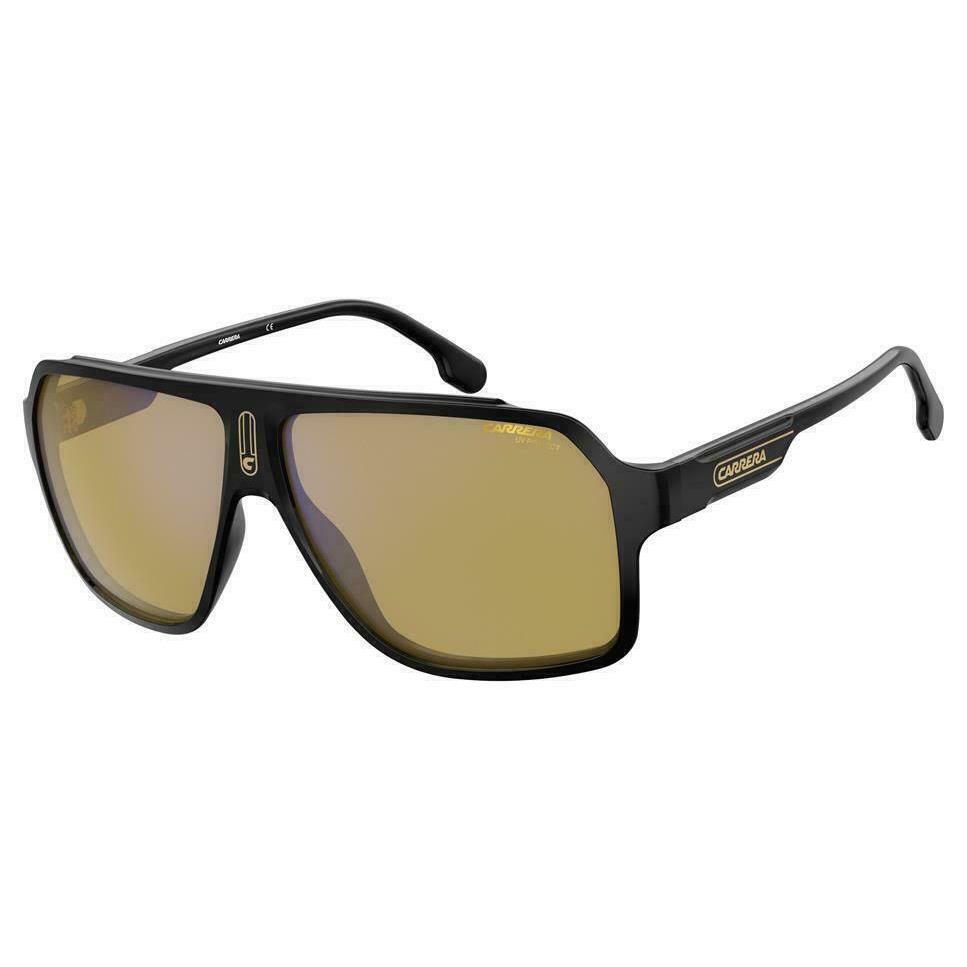 Carrera 1030/S 1030 071C Black Yellow / Brown Blue Sunglasses 62mm