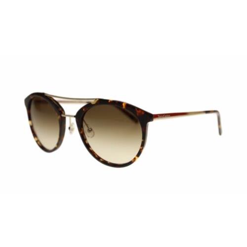Juicy Couture J578 086 Dark Havana/brown Gradient Round Women`s Sunglasses 54mm