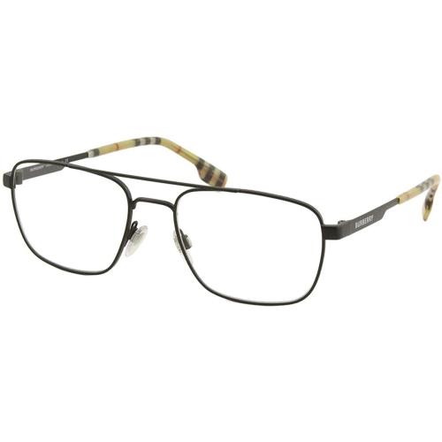 Burberry Eyeglasses BE1340 1007 56mm Matte Black / Demo Lens