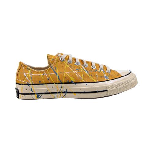 Converse Chuck 70 Ox Paint Splatter Men`s Shoes Sunflower Gold-egret 170804C