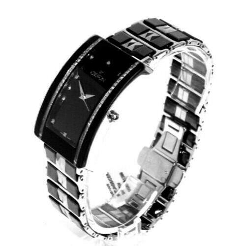 croton diamond tungsten watch