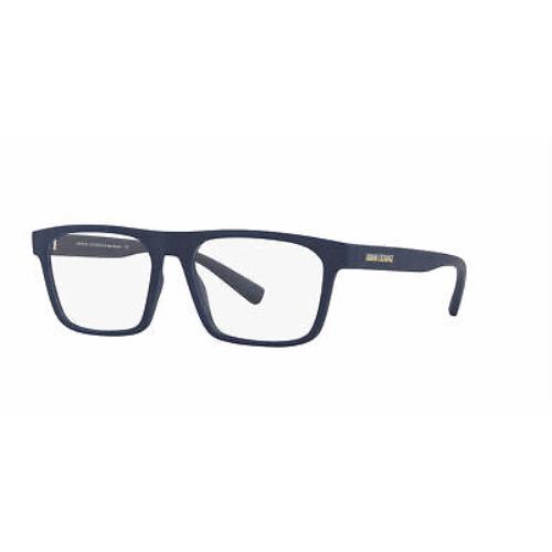 Armani Exchange Eyeglasses Frames AX3079F 8181 Matte Blue 55mm