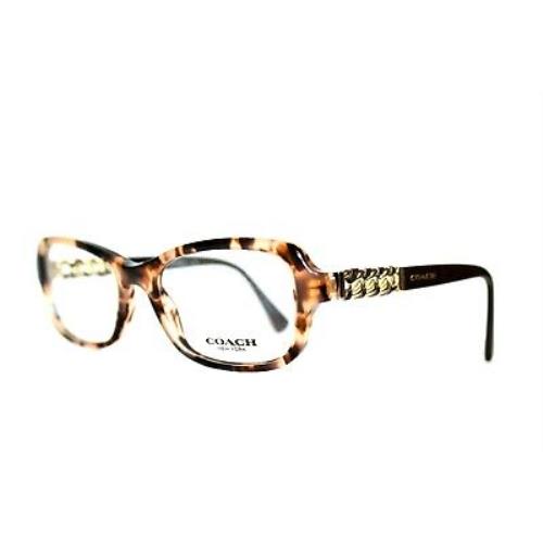Coach HC 6075Q 5322 Tortoise Brown Eyeglasses RX 50-18-135