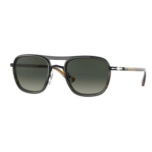 Persol 0PO 2484S 114671 Black Stiped Brown/grey Gradient Unisex Sunglasses