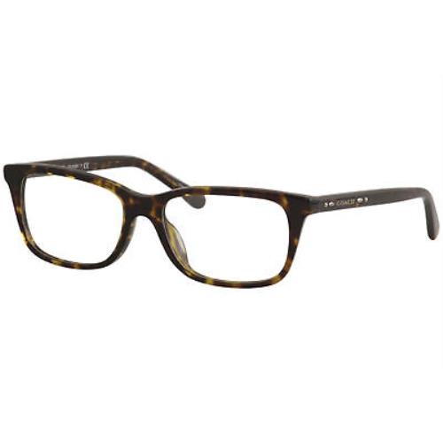 Coach Women`s Eyeglasses HC6136U HC/6136/U 5120 Dark Tortoise Optical Frame 53mm
