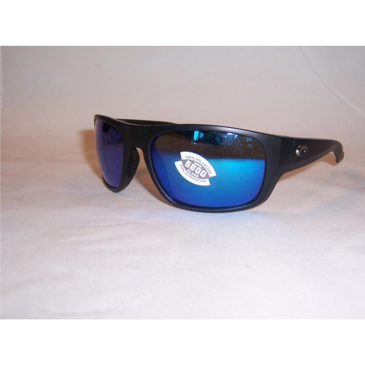 Costa Del Mar Sunglasses Tico Matte Black /blue Mirror 580G Polarized