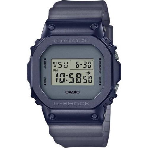 Casio G-shock Digital Midnight Fog Blue Resin Strap Watch GMS5600MF-2