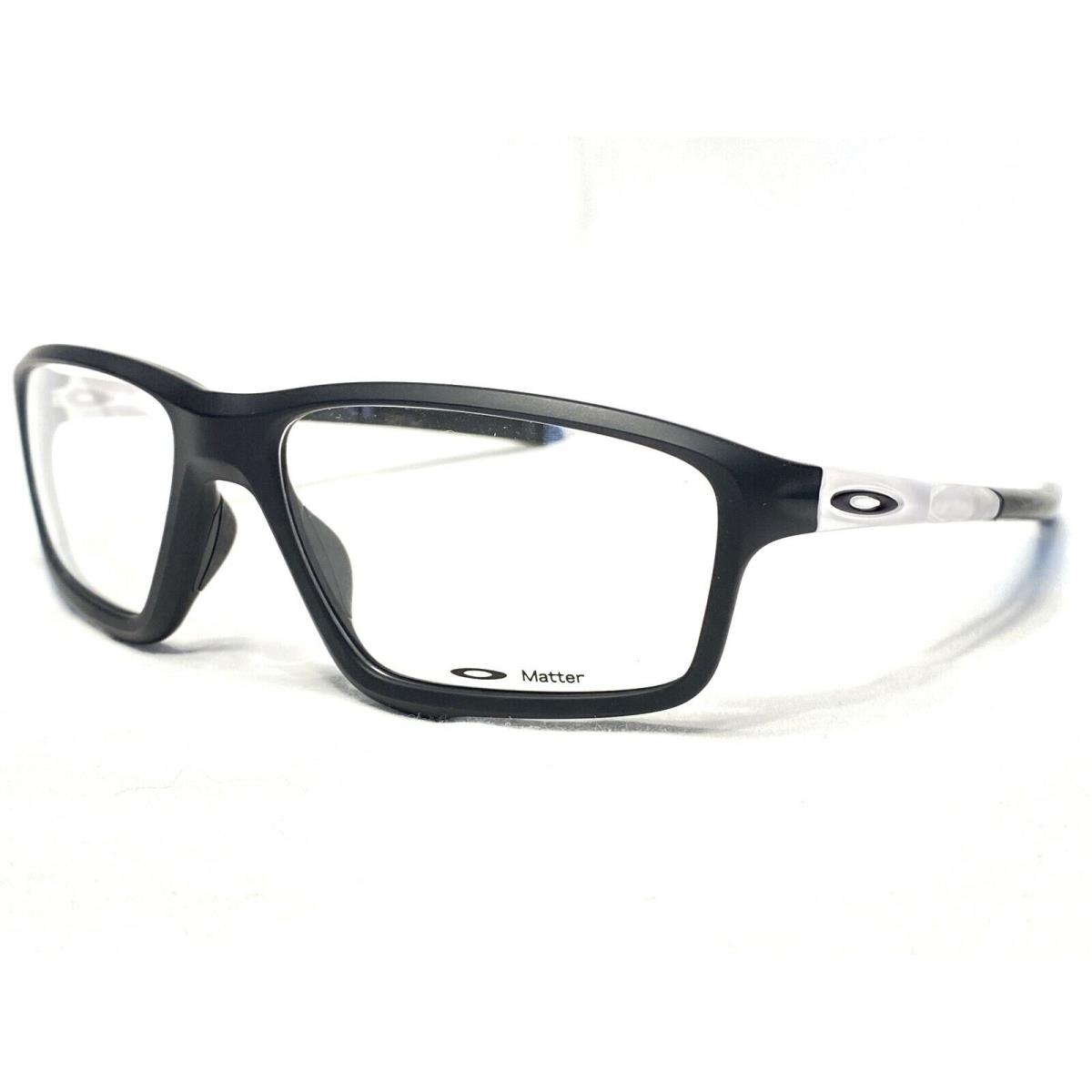 Oakley Crosslink Zero OX8076-0358 Mens Matte Black Eyeglasses Frames 58/16