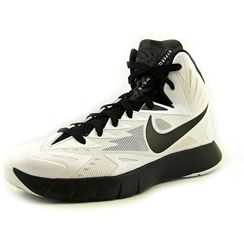 Nike Men`s Lunar Hyperquickness TB Basketball Sneakers Size 9.5 Rare Deadstock - White