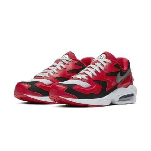 Nike Air Max 2 Shoes Men`s Size 9.5 University Red Athletic Running Sneakers