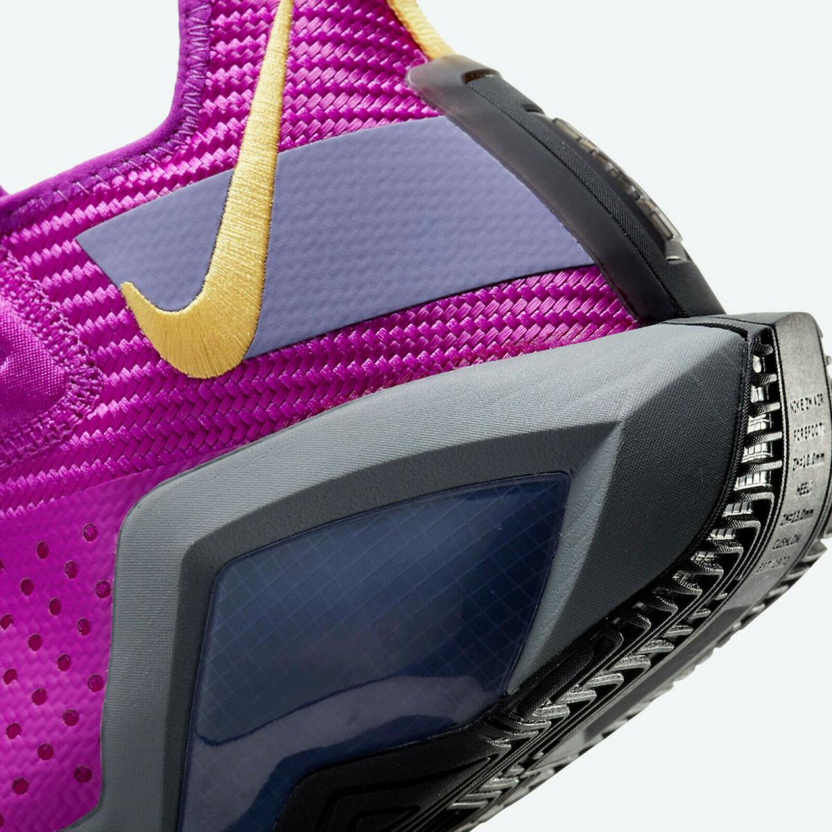 Nike shoes LeBron Soldier XIV - Yellow / Purple 6