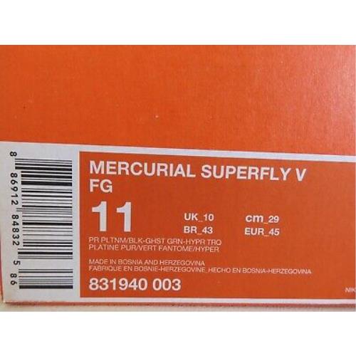 Nike shoes Mercurial Superfly - Gray 4