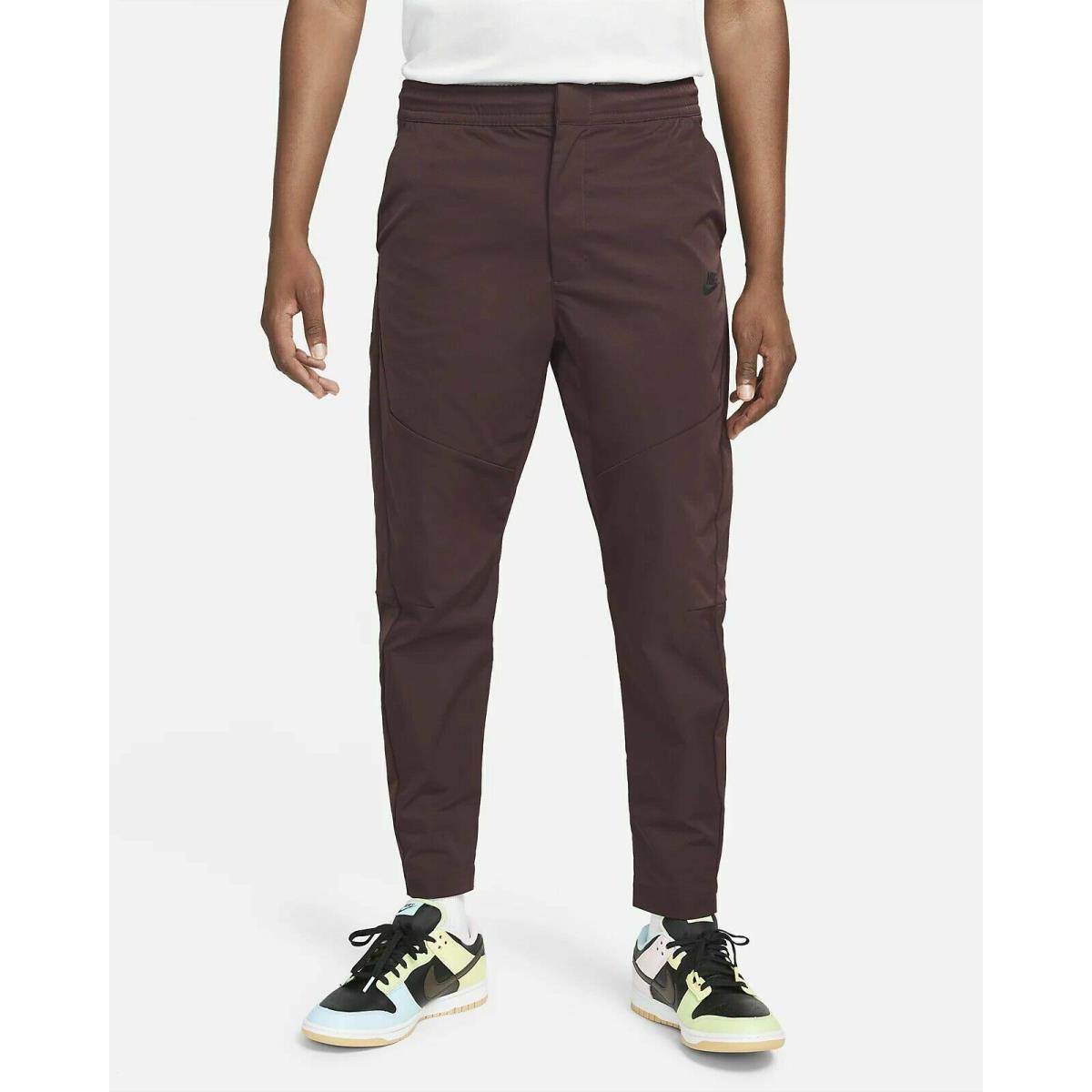 Nike Sportswear Tech Essentials Pants Size XL Tapered Leg Brown DH4224 203