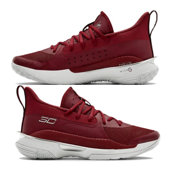 Under Armour Team Curry 7 Red 3023838-607 Men`s Women`s Basketball Casual Shoes