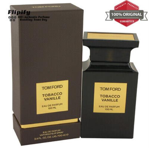 Tom Ford Tobacco Vanille Cologne 1.7 oz / 3.4 oz / 1 oz Edp Spray For Men