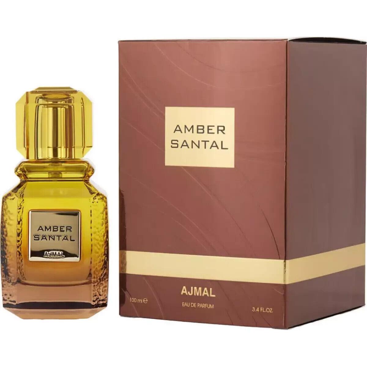 Amber Santal by Ajmal For Unisex Edp 3.3 / 3.4 oz