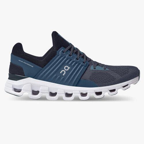 On-running Cloudswift Men`s Running Shoes Denim Midnight Cloudtec Size 8-13