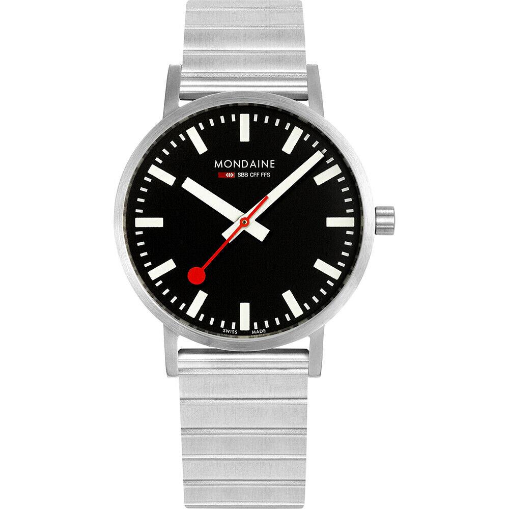 Mondaine A660.30360.16SBW Swiss Railways Classic Steel 40 mm Quartz Wrist Watch