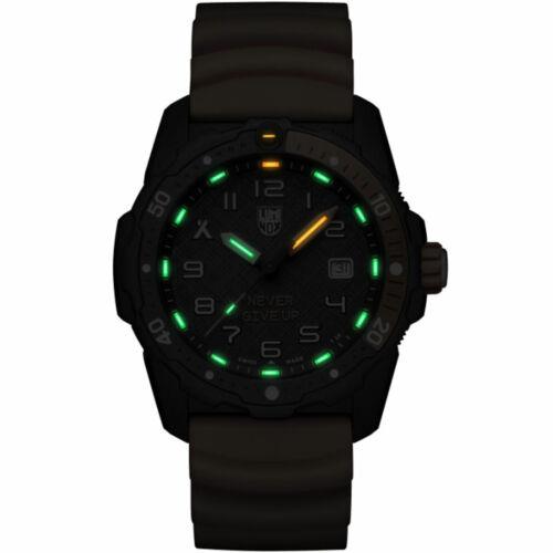 Luminox watch  - Black Dial, Orange Band