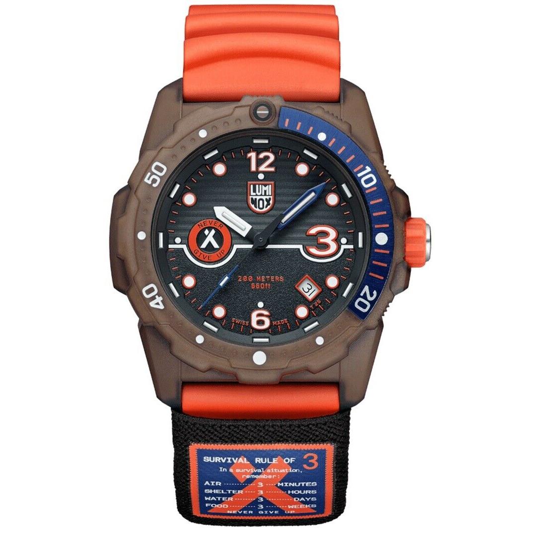 Luminox #tide Recycled Ocean Bear Grylls XB.3729.ECO Tide Recycled Ocean Material Quartz Men`s Watch