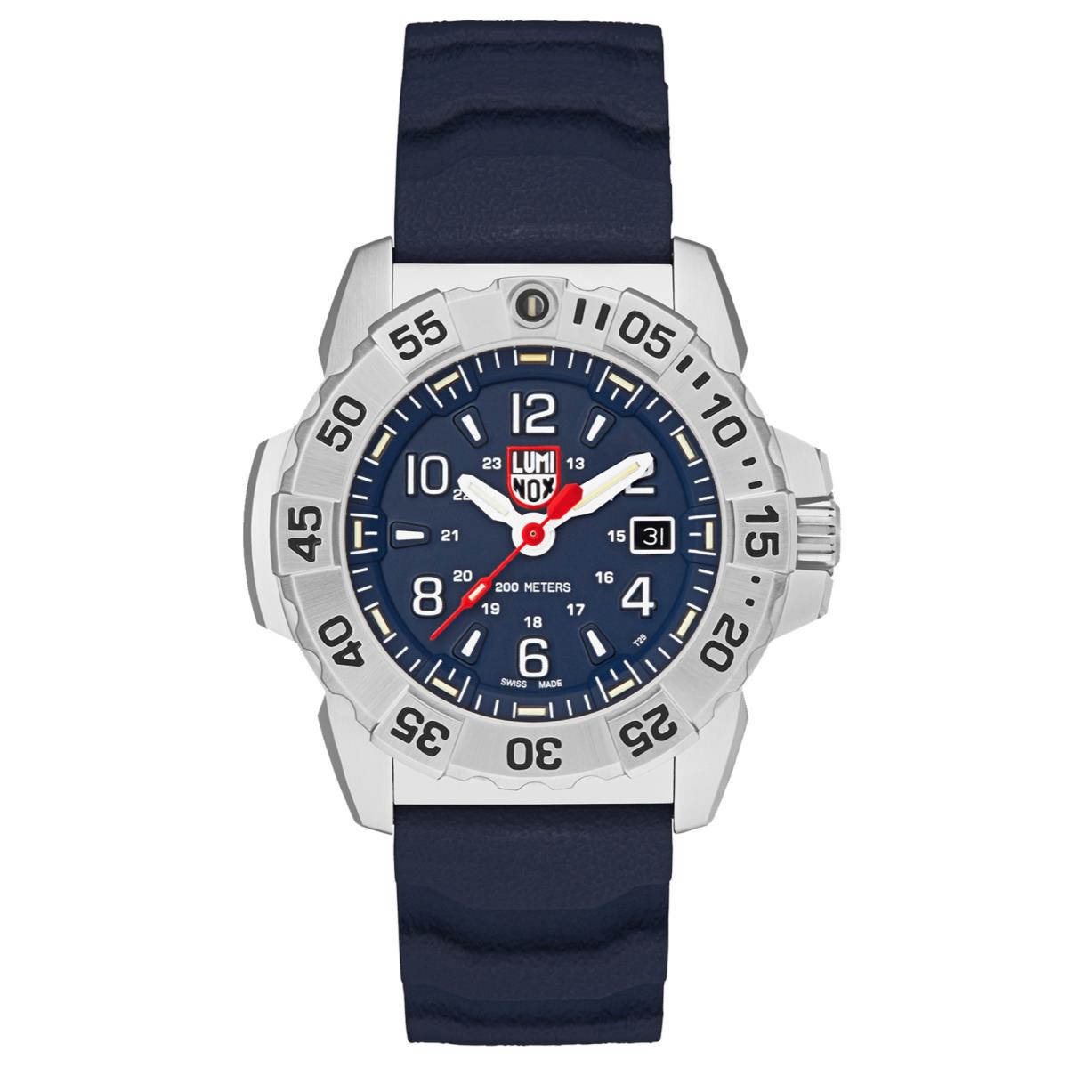 Luminox Navy Seal XS.3253 Blue Dial 45 mm Steel Rubber Quartz Men`s Watch