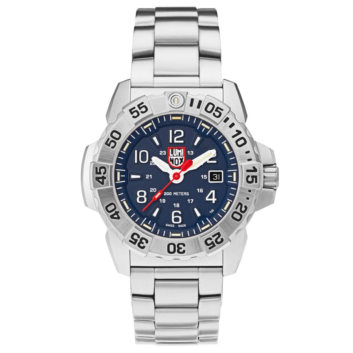 Luminox Navy Seal Steel XS.3254 Blue Dial Stainless Steel Quartz Men`s Watch