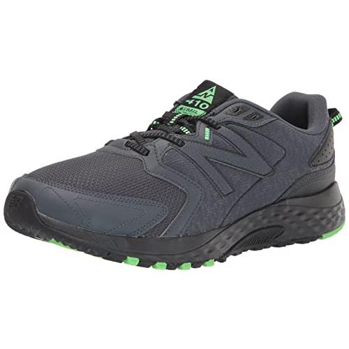 Balance Men`s 410 V7 Trail Running Shoe - Choose Sz/col Grey/Black/Vibrant Spring