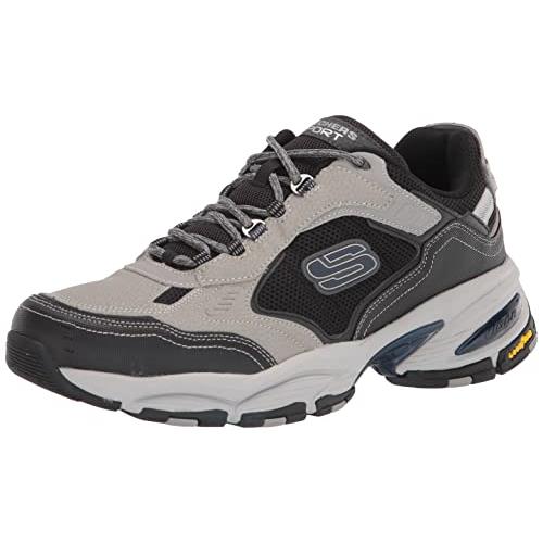 Skechers Men`s Vigor 3.0 with Goodyear Rubber Outs - Choose Sz/col Gray/Black
