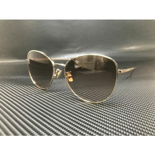 Saint Laurent SL 486 003 Gold Round 57 mm Women`s Sunglasses