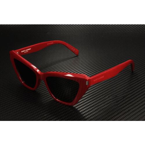 Saint Laurent SL 466 003 Red Cat Eye 54 mm Women`s Sunglasses