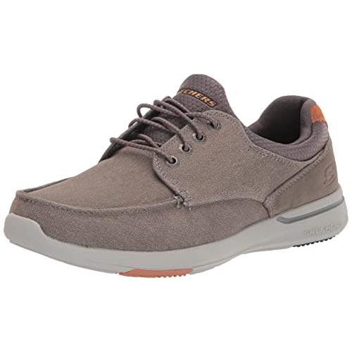 skechers grey boat shoes