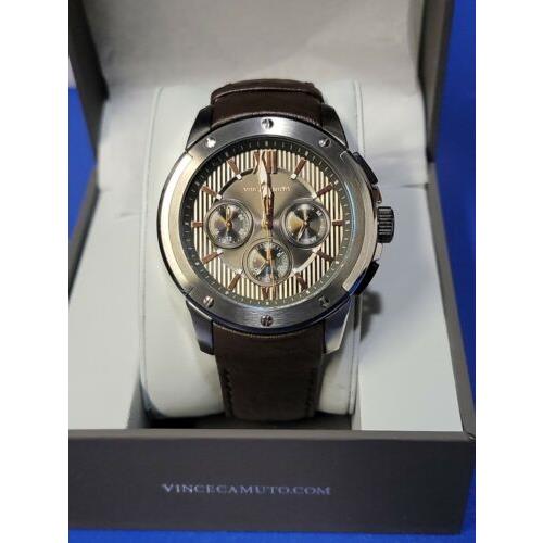 Vince Camuto - Stainless Steel Men`s Watch - VC/1129DGSV