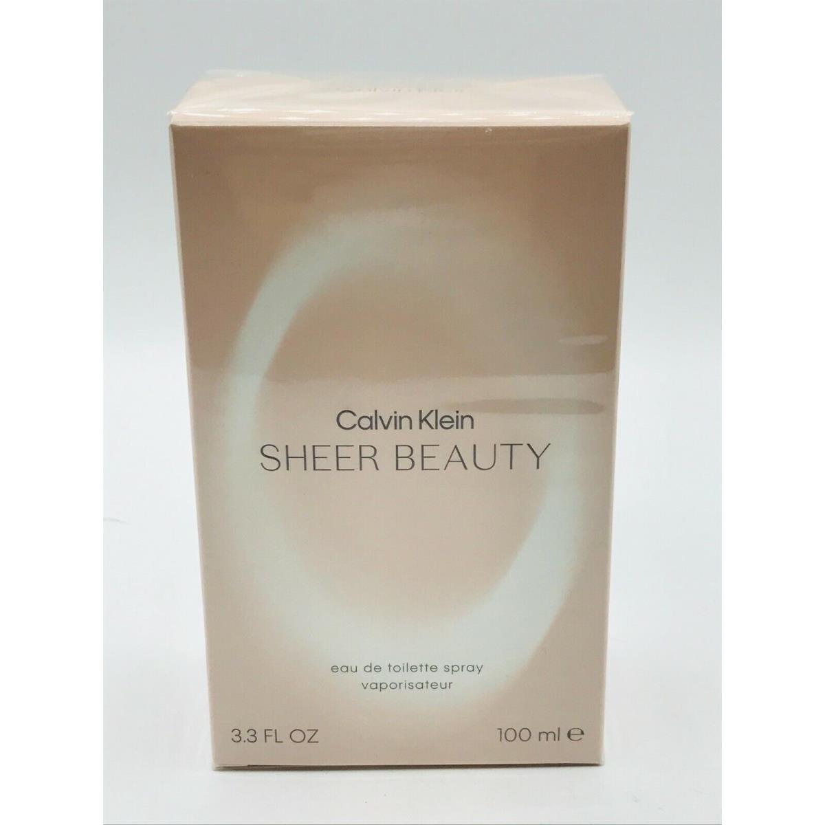 Calvin Klein Sheer Beauty Women Perfume Edt Spray 3.3 oz