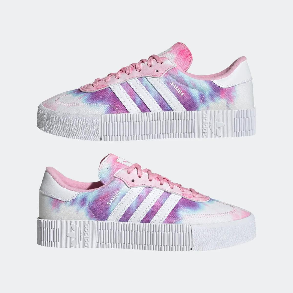 Adidas shoes SAMBAROSE - True Pink / Cloud White 4