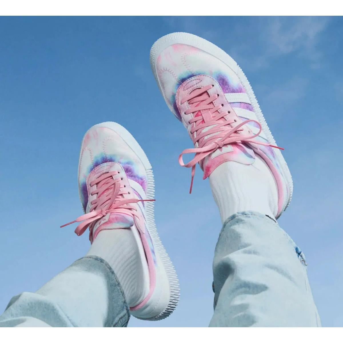 Adidas Originals Sambarose Pink/white Women`s Casual Shoes GX2894