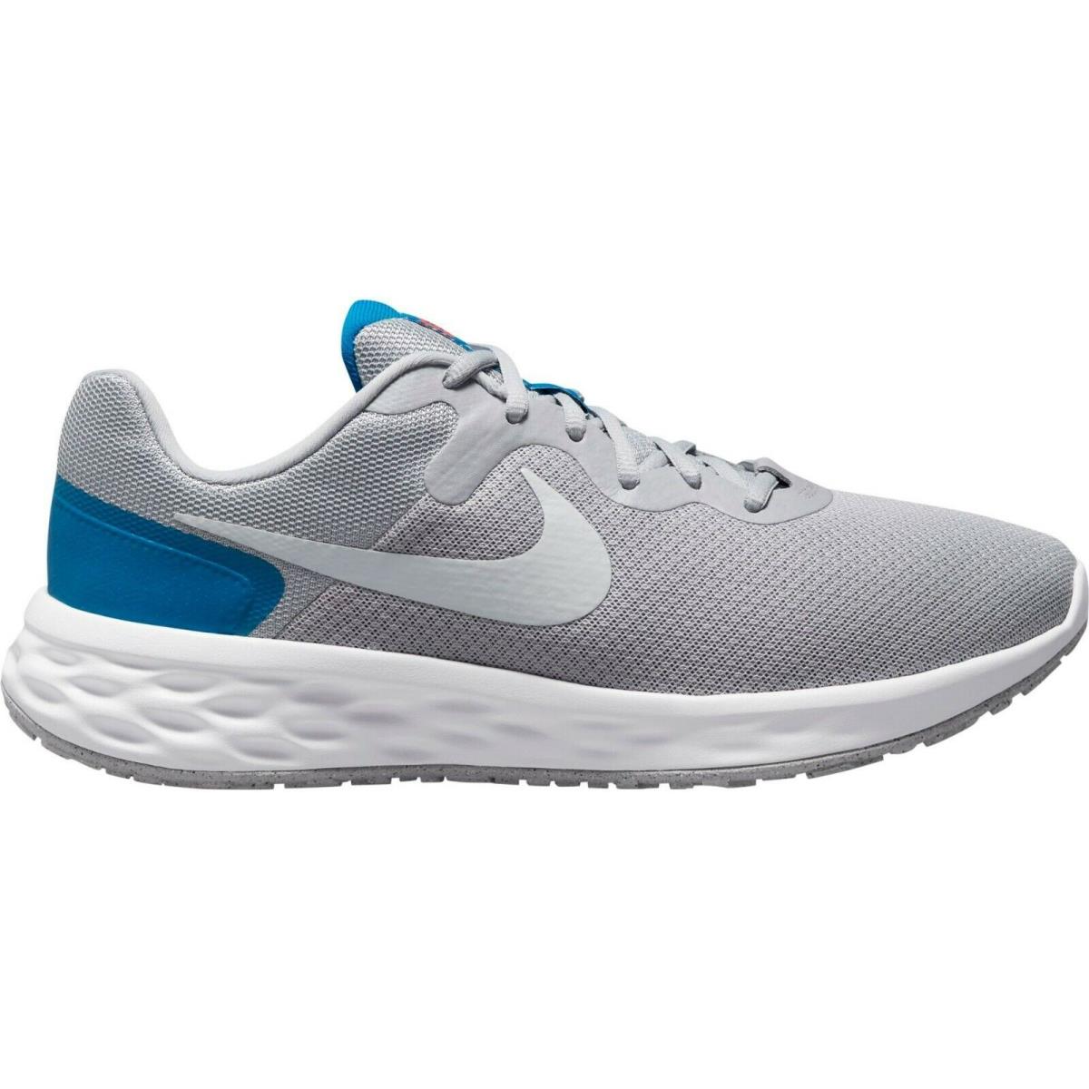 Men`s Nike Revolution 6 Next Nature Shoes - Grey/Blue