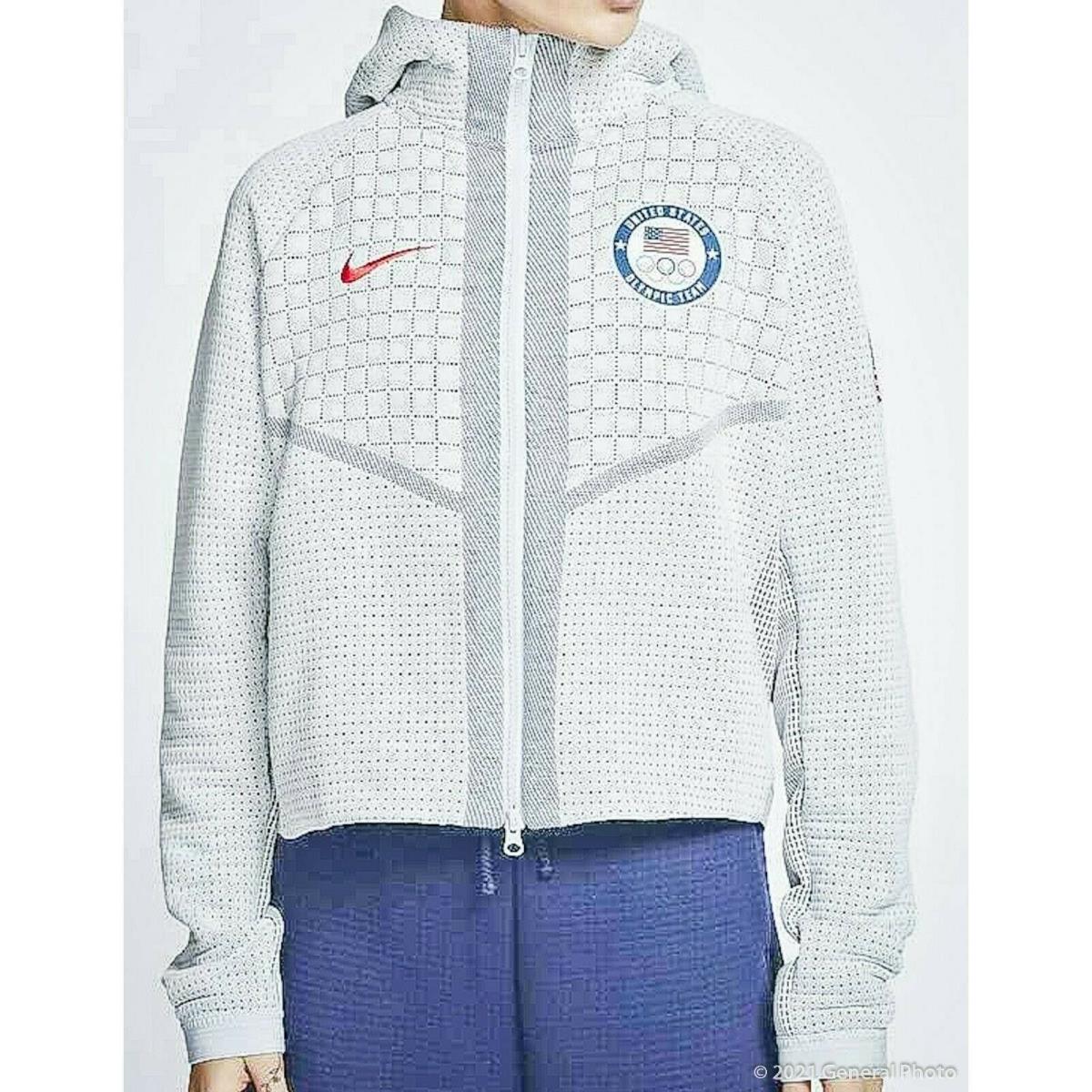 Nike Tech Fleece Team Usa Olympic Women`s Hoodie Full Zip CT2582-043