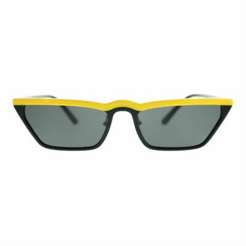 Prada-pr 19US Catwalk W195S0 Cateye Sunglasses/yellow Black Gray Solid ...