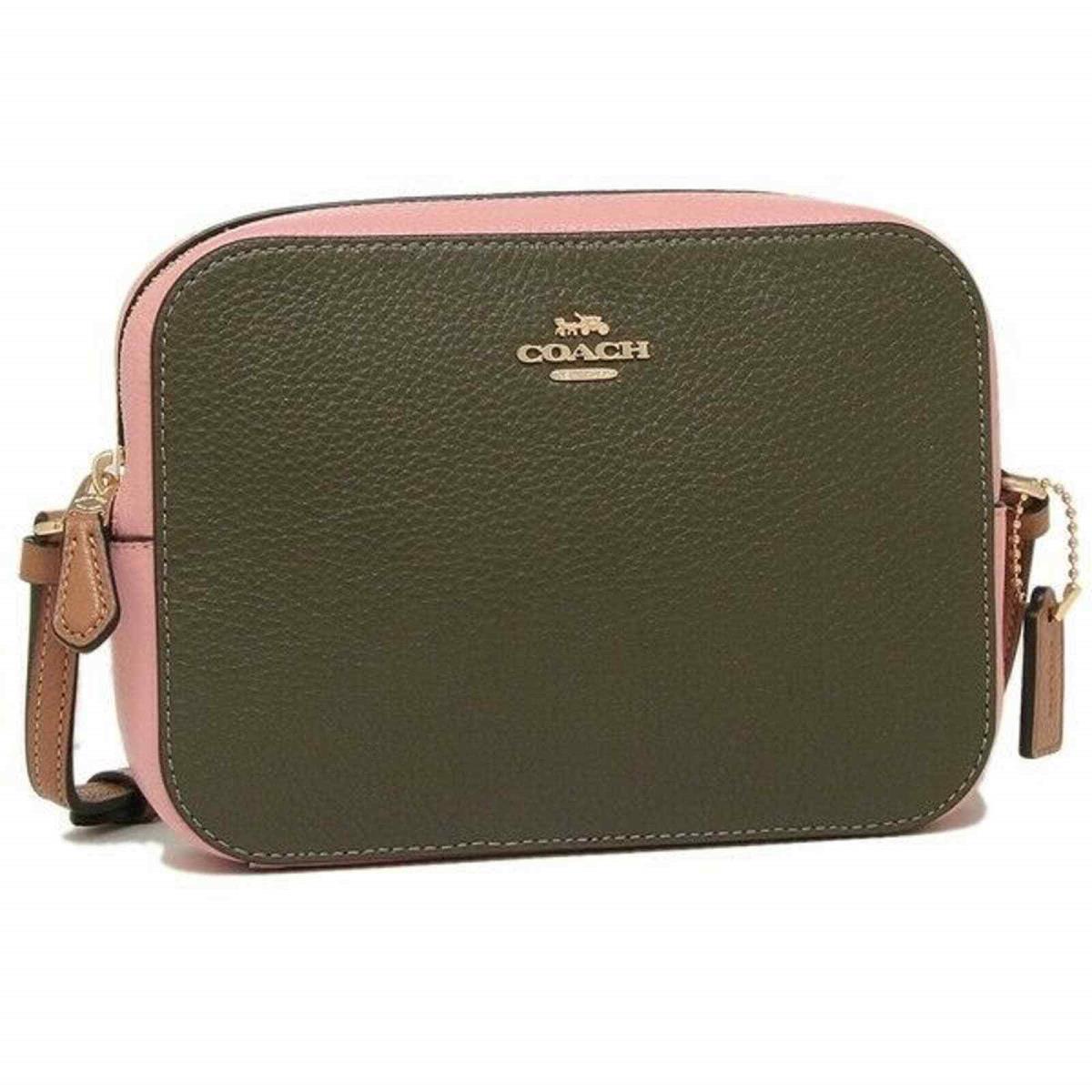 Coach Women`s Mini Camera Colorblock Crossbody Bag 91540