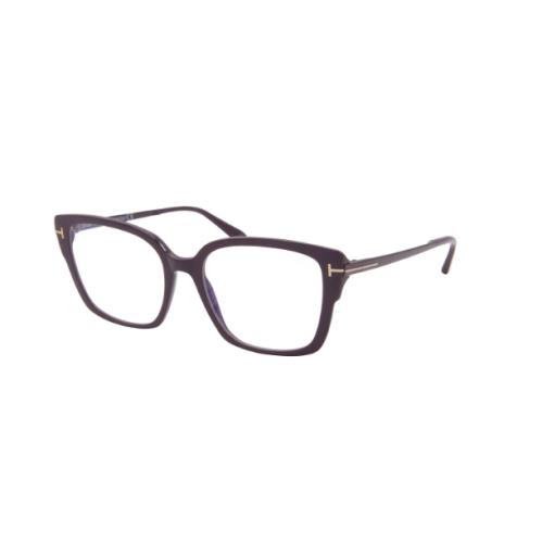Tom Ford Eyeglasses FT5577 B/v 001 55 Shiny Black Women Optical Frame