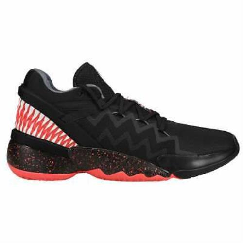 Adidas H69240 D.o.n. Issue 2 Mens Basketball Sneakers Shoes Casual - Black