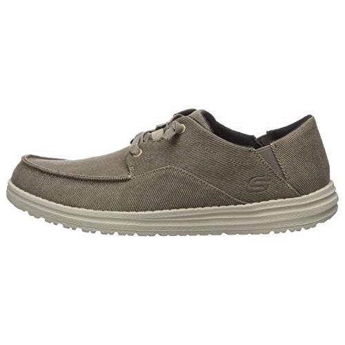 canvas skechers slip on mens