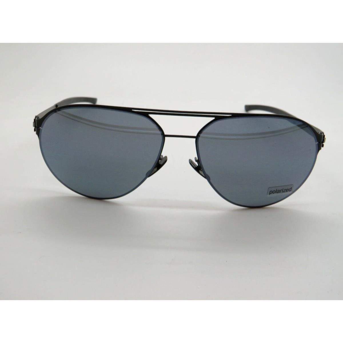 ic! berlin sunglasses  - Black Frame, Moonlight Lens 0
