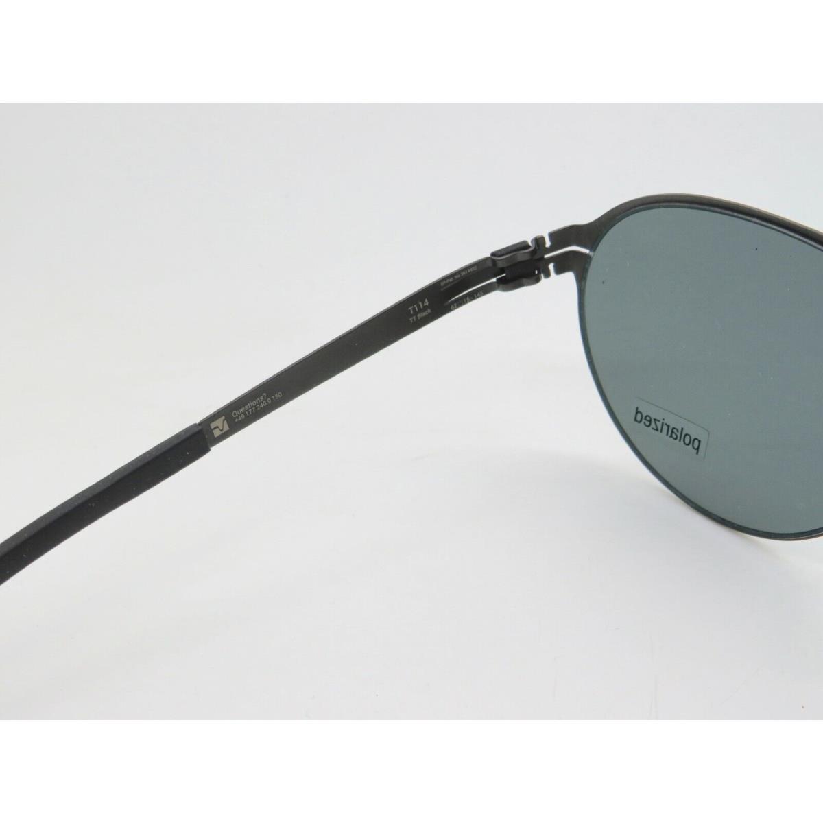 ic! berlin sunglasses  - Black Frame, Moonlight Lens 2