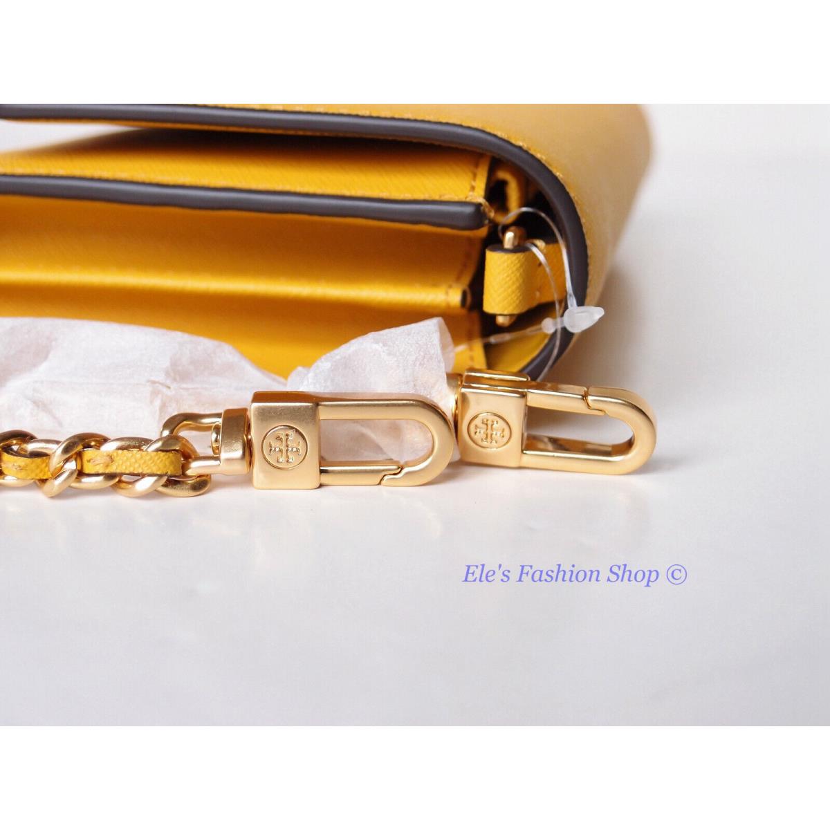 Tory Burch Robinson Wallet On a Chain Woc Crossbody Golden Crest Yellow - Tory  Burch bag - 190041169931 | Fash Brands