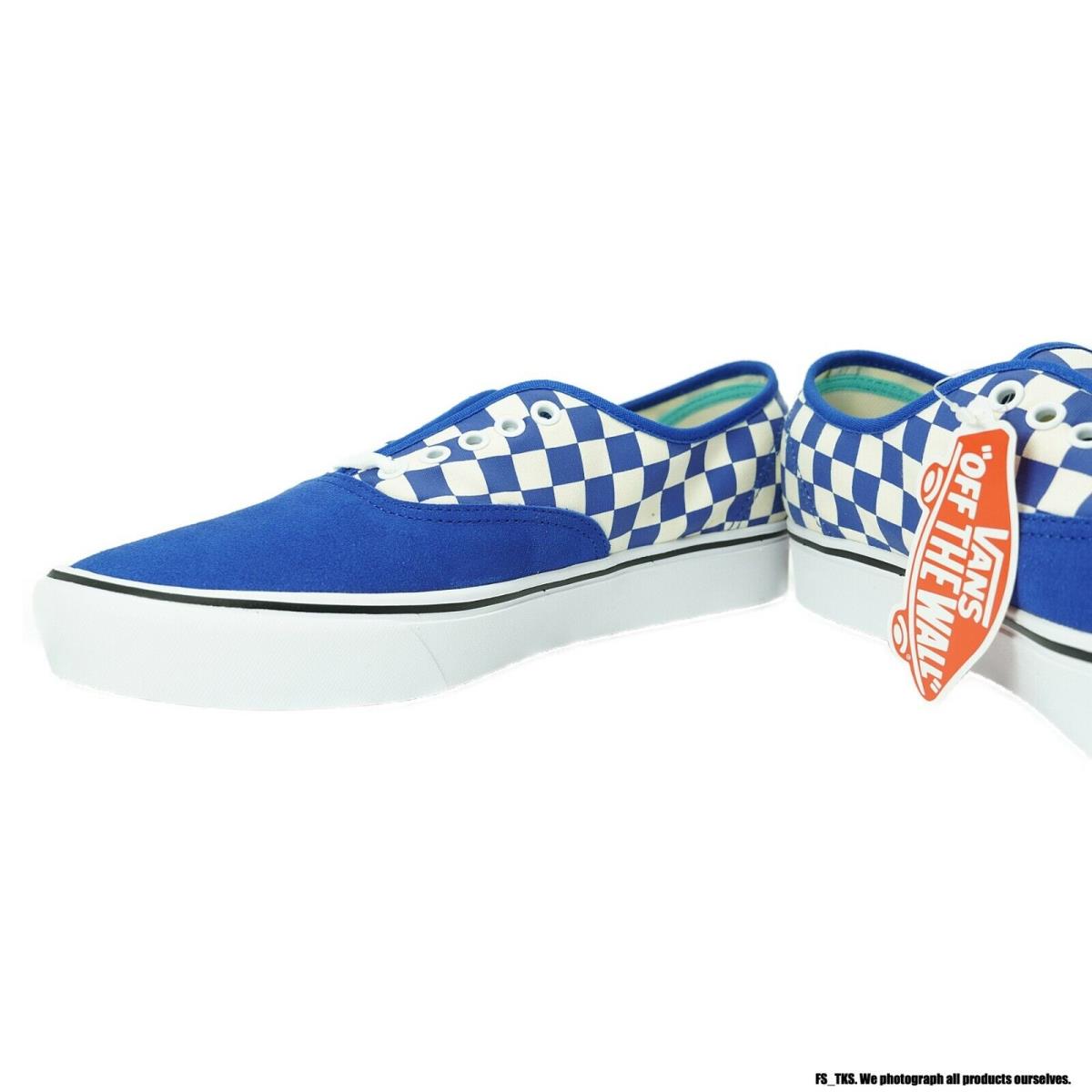 blue gingham vans