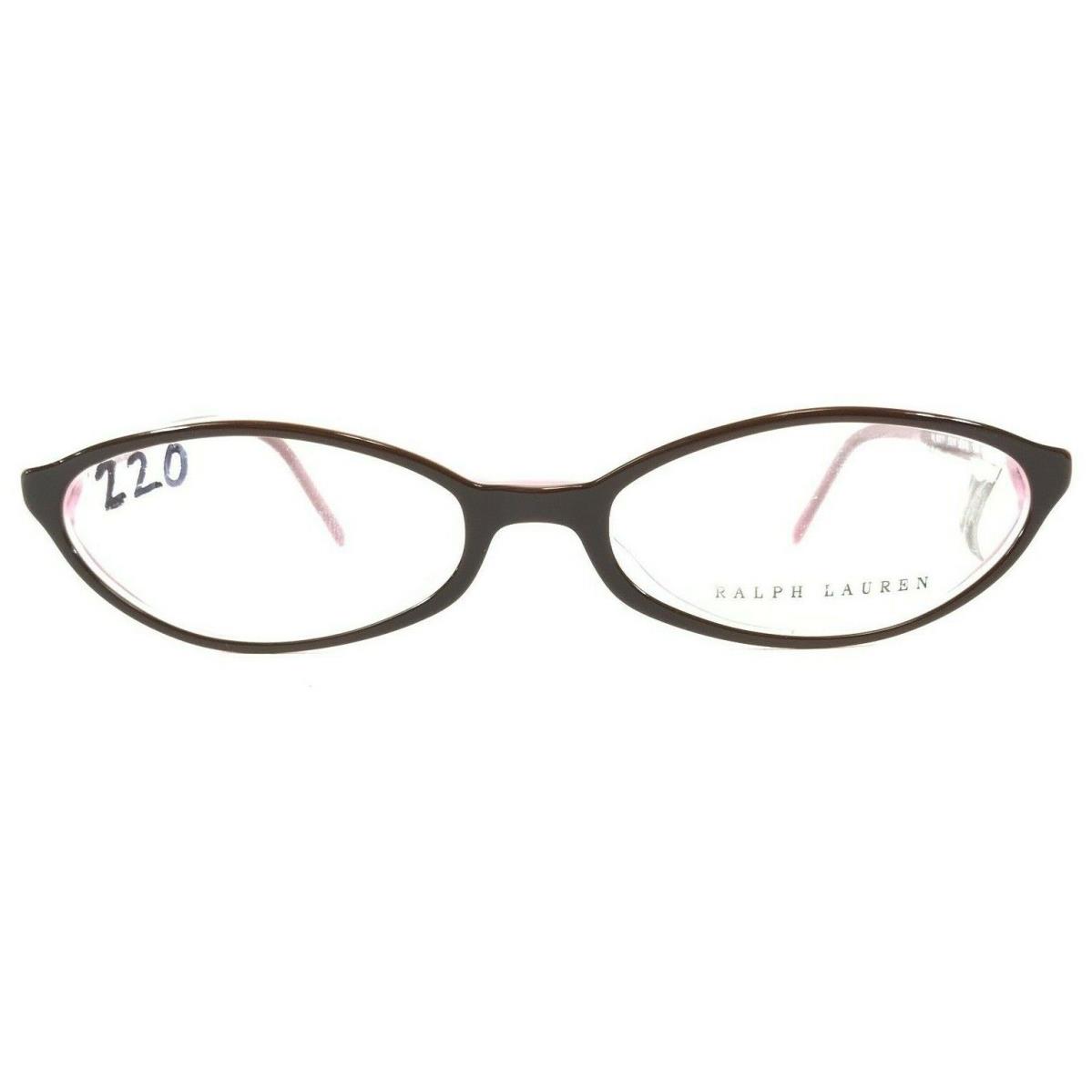 Ralph Lauren RL6011 5014 Eyeglasses Frames Brown Pink Round Oval 51-16-135