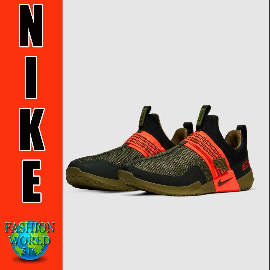 Nike Men`s Size 11 Metcon Sport Training Shoes Olive/black AQ7489 006